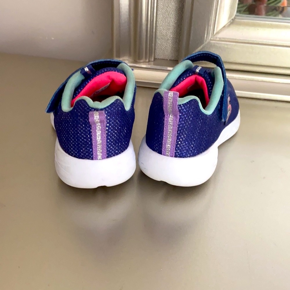 Blue, pink, purple sketchers sneakers - Picture 3 of 6